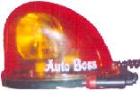 Helmat Type Revolving Lights in Red Color